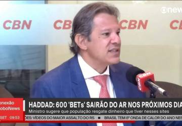 Apostadores terão 10 dias para sacar valores de bets irregulares que forem proibidas, diz Haddad