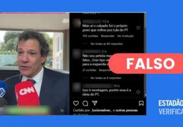 AGU notifica Facebook para excluir vídeo falso de Haddad em 24 horas