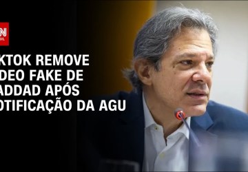 TikTok remove vídeo fake de Haddad após notificação da AGU