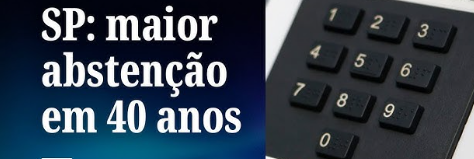 ABSTENÇÃO - O ATOR POLÍTICO CADA VEZ MAIS FORTE.