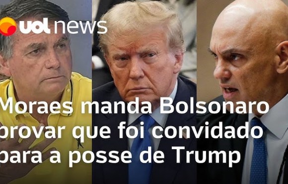 Moraes pede a Bolsonaro que apresente convite para posse de Trump